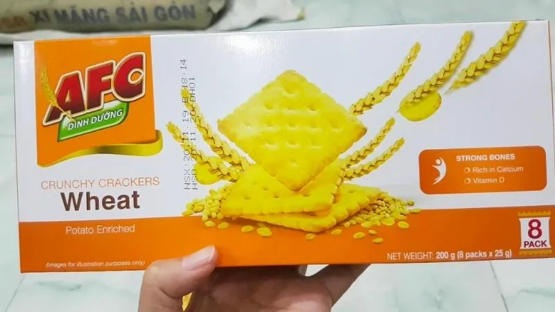 100g bánh AFC bao nhiêu calo? Ăn bánh AFC có béo không?