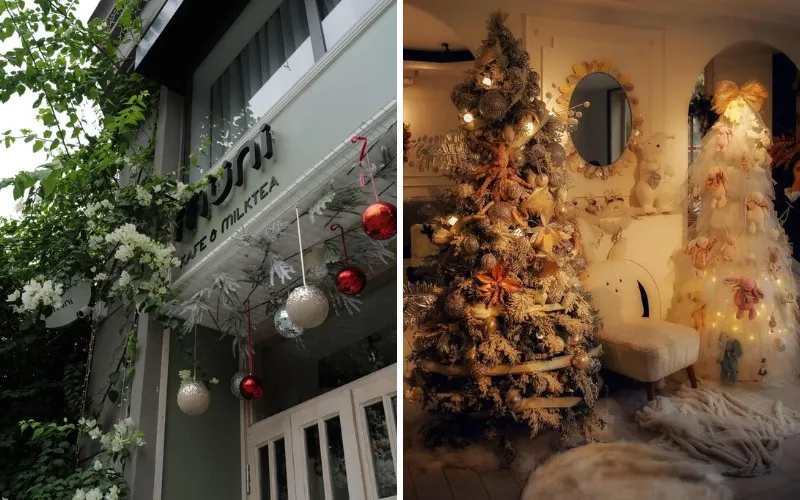 13 quán cafe trang trí Noel đẹp ở Hà Nội để checkin