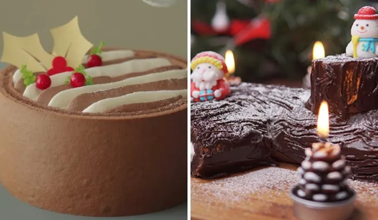 2 cách làm bánh kem Giáng sinh thơm ngon, đơn giản mùa Noel