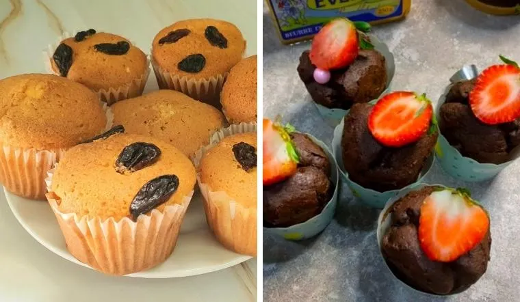 2 cách làm bánh muffin bằng bột bánh pha sẵn