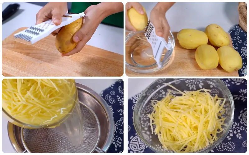 2 cách làm bánh snack khoai tây sợi và que giòn rụm, đơn giản tại nhà