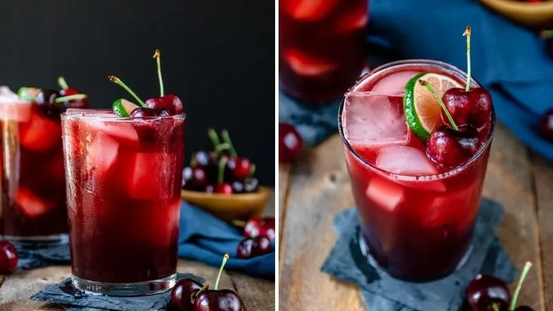 2 cách pha Cocktail Cherry đơn giản mà thơm ngon, dễ uống