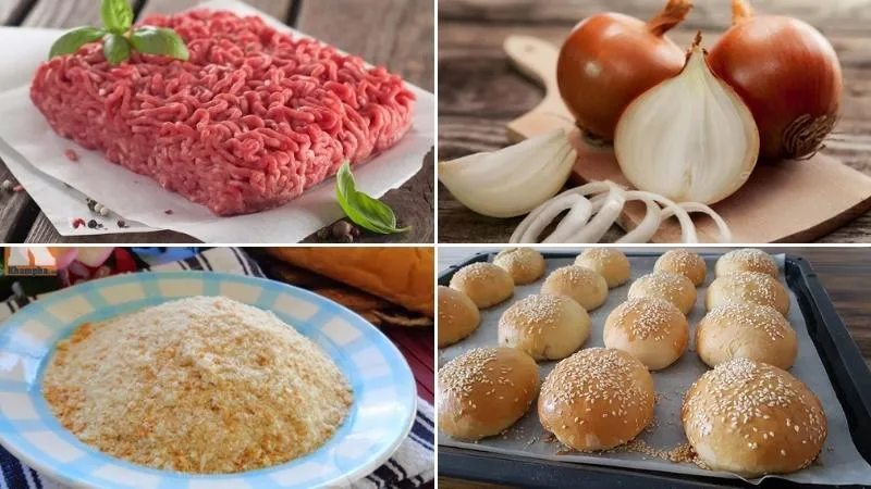 3 cách làm hamburger bò kiểu Mỹ ngon như ngoài hàng