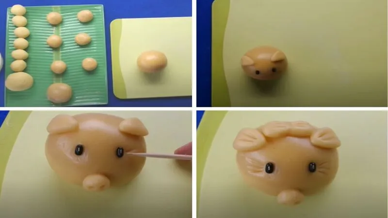 4 cách làm bánh Trung thu hình con vật ngộ nghĩnh cho bé