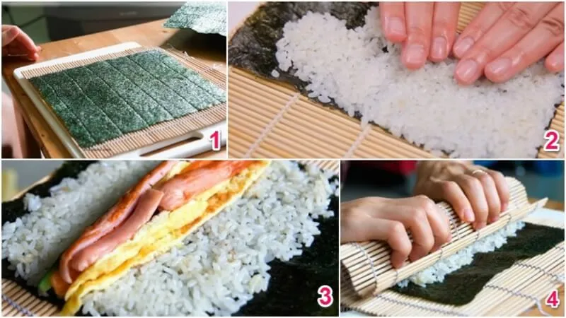 7 cách làm cơm cuộn rong biển Hàn Quốc (Kimbap) vừa ngon vừa dễ
