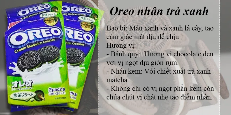 Bánh Oreo có bao nhiêu hương vị phổ biến