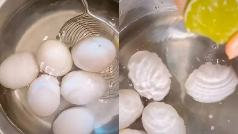 Bóc trăm trứng trong tích tắc với cách luộc trứng dễ bóc vỏ này