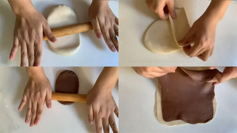 Cách làm bánh bao socola thơm béo vị sữa, các bé thích mê