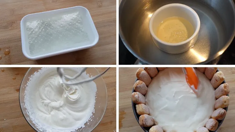Cách làm bánh charlotte dưa hấu sữa chua mát lạnh, ngọt thanh