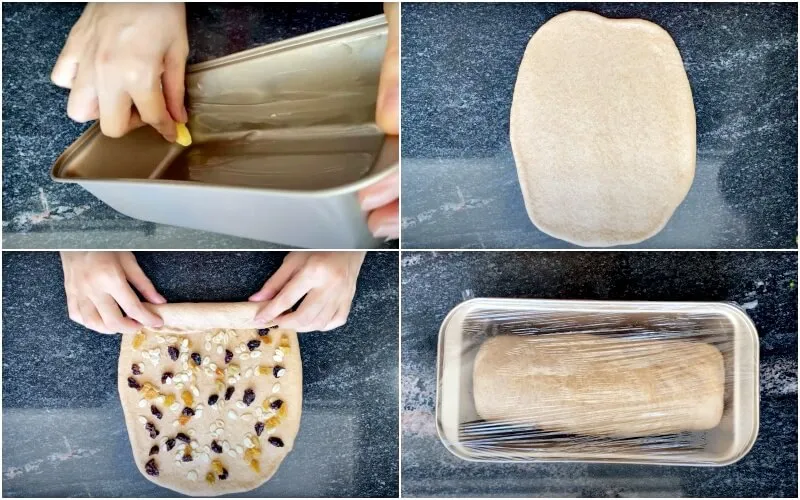 Cách làm bánh mì nguyên cám nho khô tốt cho dáng, cực dễ làm