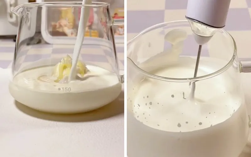 Cách làm bánh mochi chấm kem sữa đang gây sốt trên Tiktok