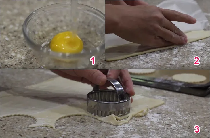 Cách làm bánh Pateso ngàn lớp nhân thịt thơm ngon, đơn giản