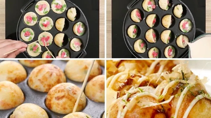 Cách làm bánh Takoyaki Nhật Bản đơn giản tại nhà