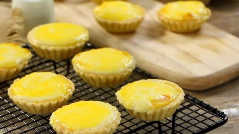 Cách làm bánh tart phô mai Hokkaido mềm thơm, sánh mịn, ăn ngon cực thích