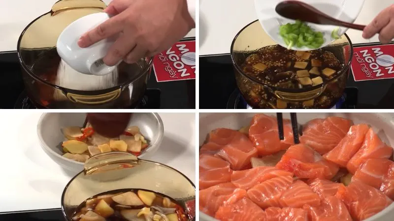 Cách làm cá hồi ngâm rau củ chua ngọt, cá béo ngậy mê ly