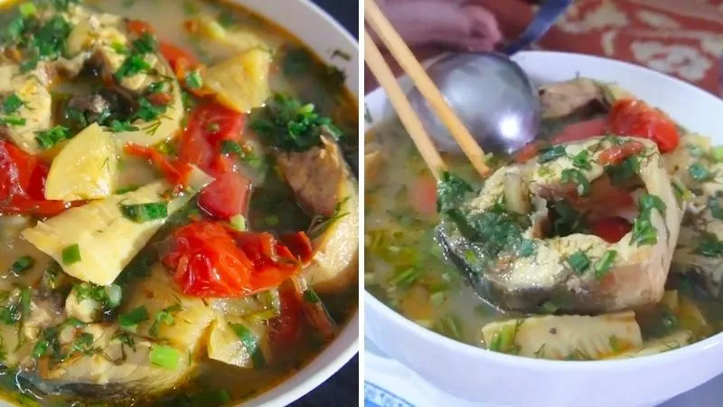 Cách làm canh chua cá tầm thanh mát, bổ dưỡng cho cả nhà