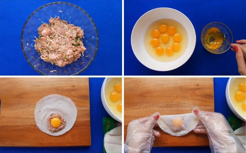 Cách làm chả giò trứng bùi béo, giòn ngon chiêu đãi cả nhà