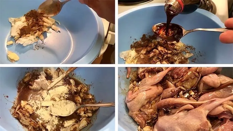 Cách làm chim cút nướng mật ong thơm ngon, thịt mềm và thấm gia vị