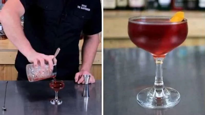 Cách làm cocktail manhattan ngọt ngào, cổ điển, cuốn hút