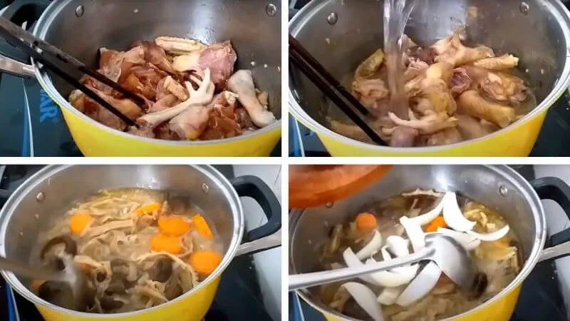 Cách làm gà nấu măng khô chinh phục các thực khách khó tính