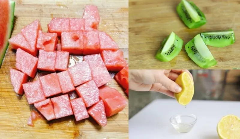 Cách làm kem dưa hấu kiwi ngon ngất ngây