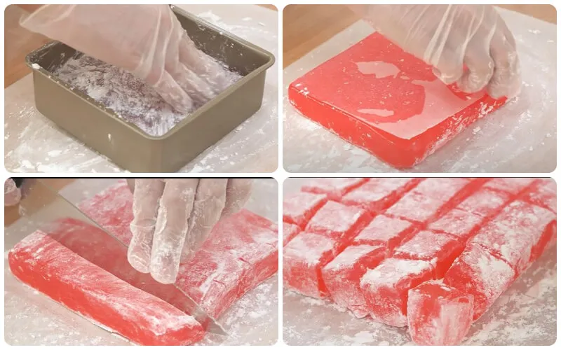 Cách làm kẹo Turkish Delight ngọt lịm, đảm bảo bé nhà thích mê