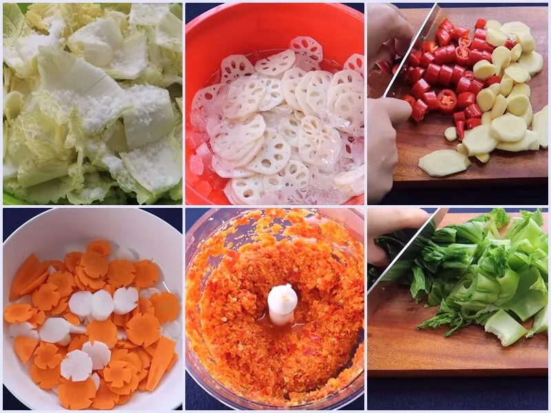 Cách làm kim chi Việt Nam chua ngọt giòn ngon từ củ sen