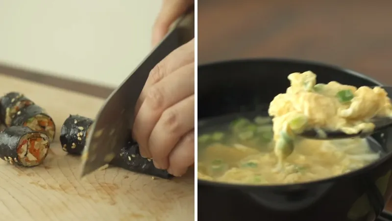 Cách làm kimbap bắp cải đậu hũ đơn giản, thanh đạm, bổ dưỡng