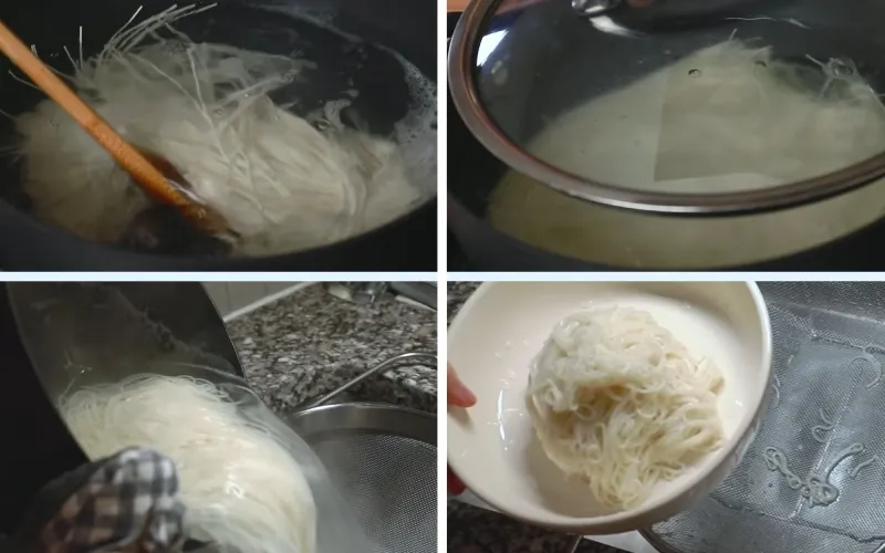 Cách làm mì súp sữa đậu nành lạnh (Kongguksu) thơm ngon chuẩn vị Hàn