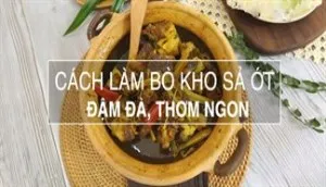 Cách làm món bò kho tiêu mềm thịt, không bị cứng