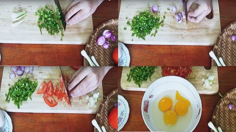 Cách làm món trứng chiên cà chua hấp dẫn và đơn giản