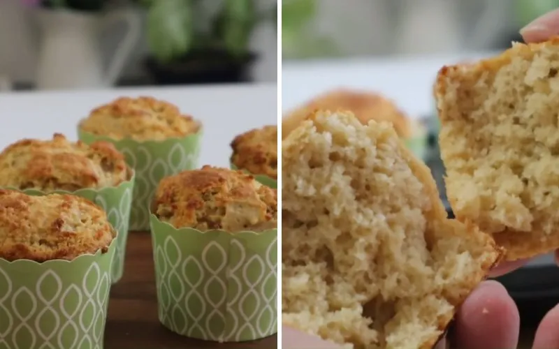 Cách làm muffin táo hạnh nhân mềm xốp, ngọt thơm cực hấp dẫn