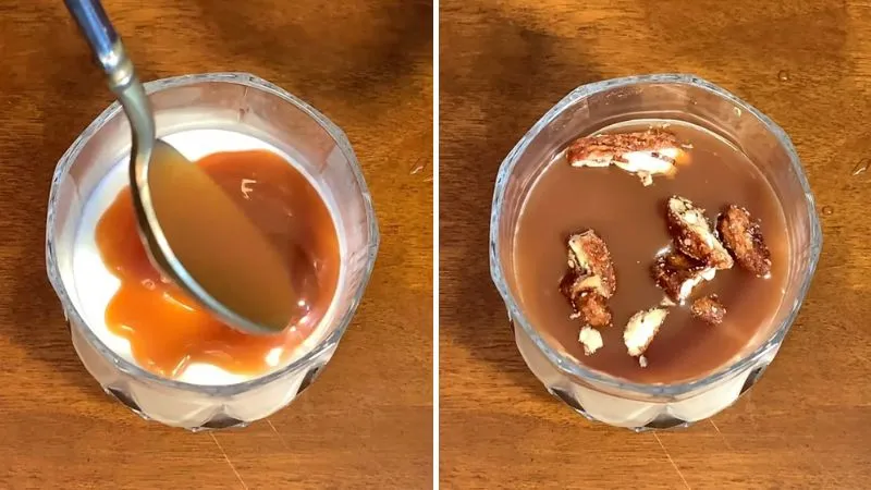 Cách làm panna cotta sốt caramel hạt hồ đào ngon béo khó cưỡng