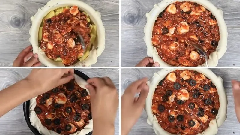 Cách làm pizza nhân nhồi phô mai Chiago béo ngậy, cực kỳ đơn giản tại nhà