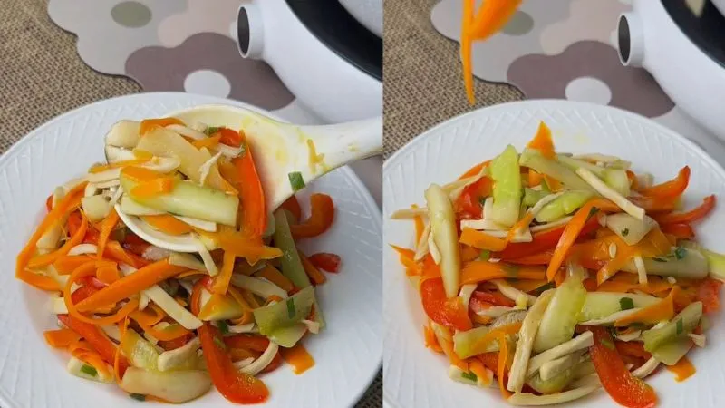 Cách làm rau củ xào chay đơn giản cho ngày rằm
