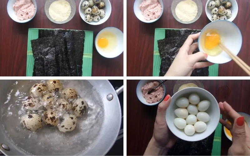 Cách làm rong biển cuộn trứng cút đơn giản, giòn ngon khó cưỡng