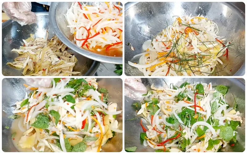 Cách làm salad gà xé hấp dẫn đơn giản ngon mê ly dễ làm tại nhà