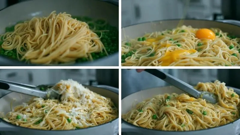 Cách làm spaghetti đậu Hà Lan lạ miệng, ăn ngon khó cưỡng