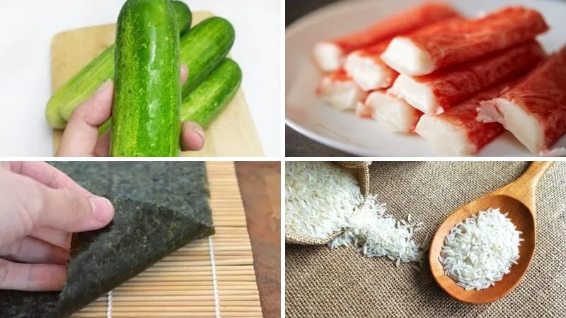 Cách làm sushi thanh cua đơn giản, dễ làm tại nhà