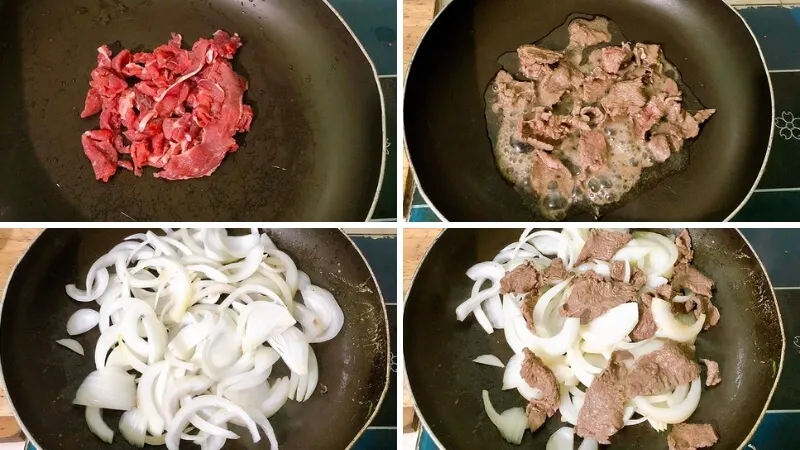 Cách làm thịt bò xào hành tây thơm mềm, nhanh gọn