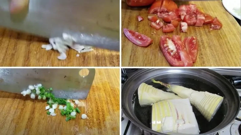 Cách làm thịt nhồi măng sốt cà chua thơm ngon dễ làm tại nhà
