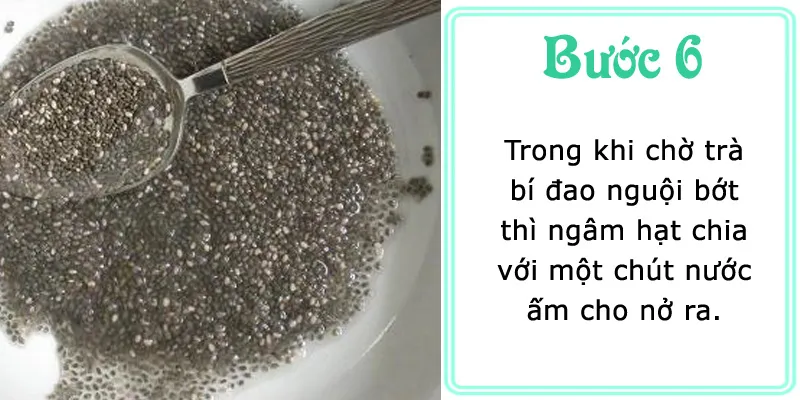 Cách làm trà bí đao hạt chia giải nhiệt tại nhà