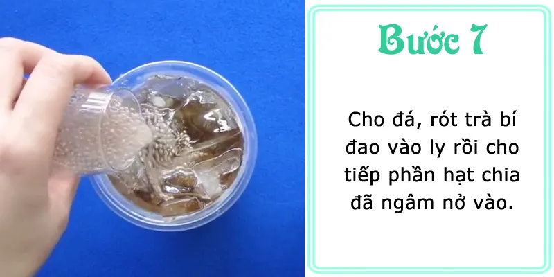 Cách làm trà bí đao hạt chia giải nhiệt tại nhà