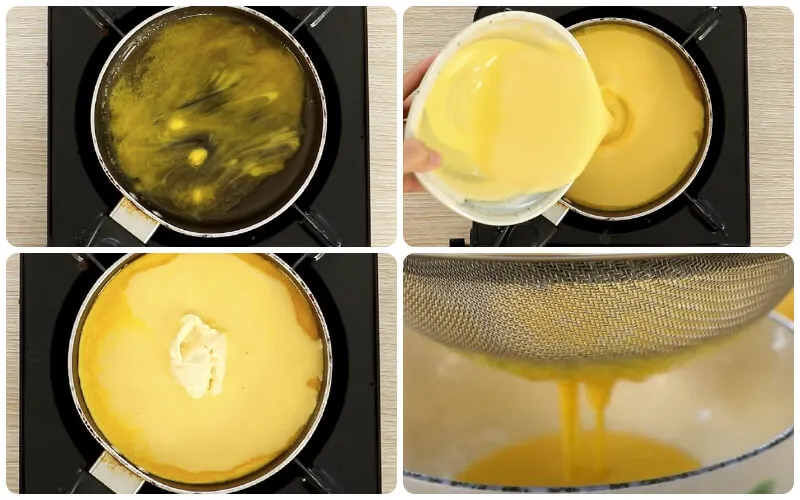 Cách làm trứng chiên nhúng sốt hoàng kim béo bùi, ăn ngon tròn vị