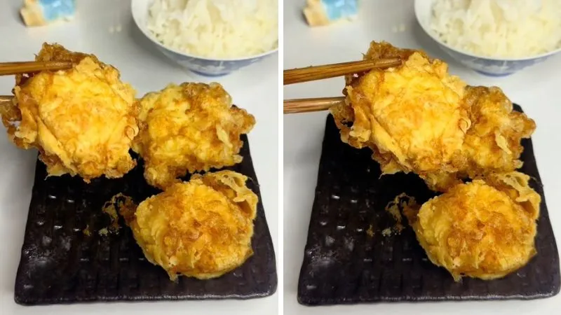 Cách làm trứng chiên tempura nổi tiếng từ truyện tranh Nhật Bản