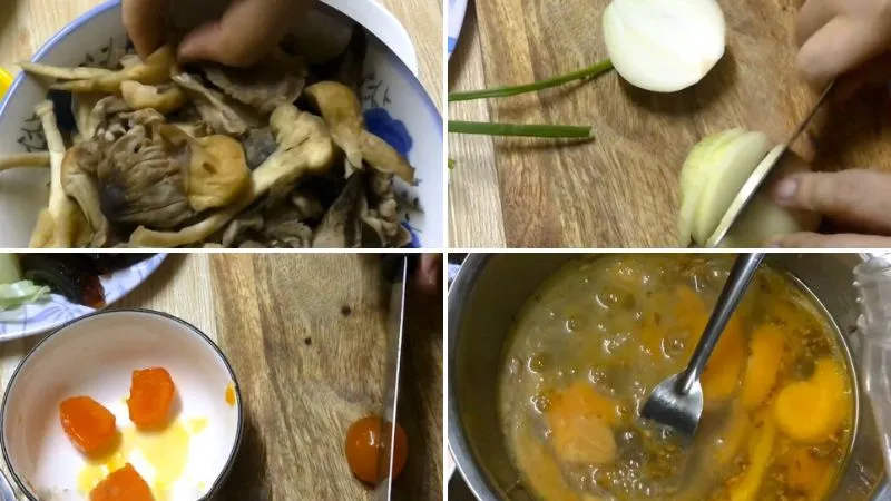 Cách làm trứng hấp nấm rơm trứng muối bắc thảo mềm béo, ăn là mê