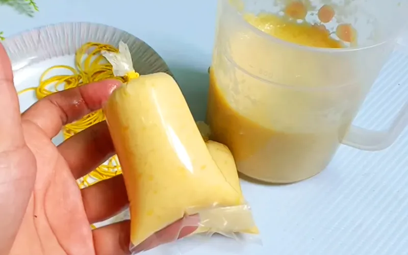 Cách làm túi kem mít dẻo ngon giải khát mùa nóng đơn giản tại nhà