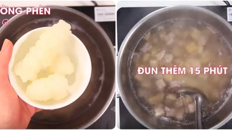 Cách nấu chè khoai môn nước cốt dừa ngọt bùi, béo thơm