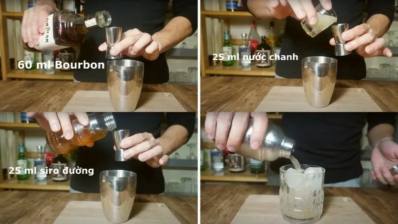 Cách pha chế Whiskey Sour cocktail lạ miệng, kích thích vị giác
