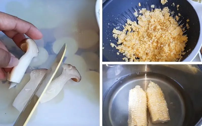 Chia sẻ cách làm canh bắp nấu nấm dễ làm tại nhà